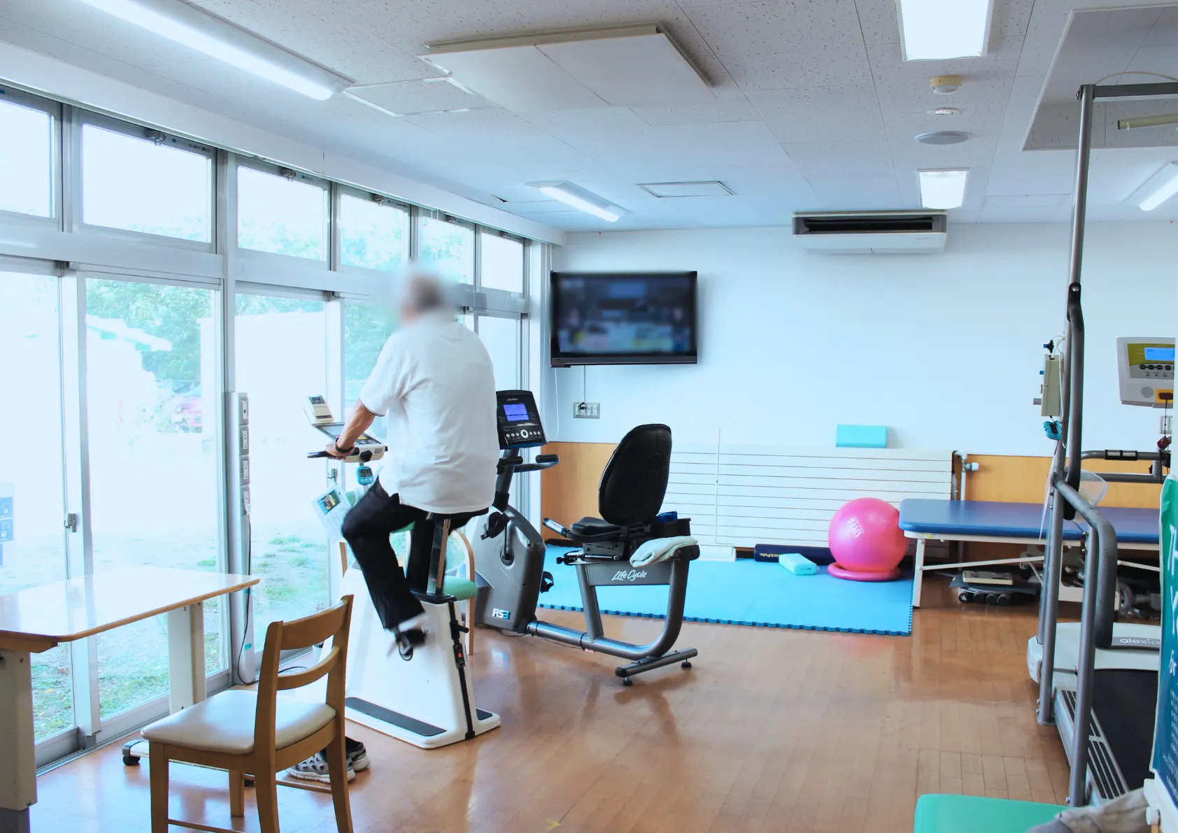 有酸素運動の様子