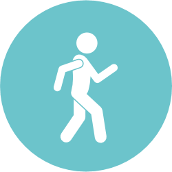 歩行のプロフェッショナルイメージアイコン