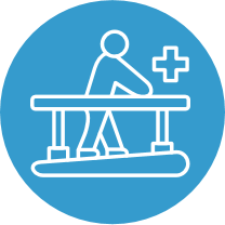 入院リハビリテーションイメージアイコン