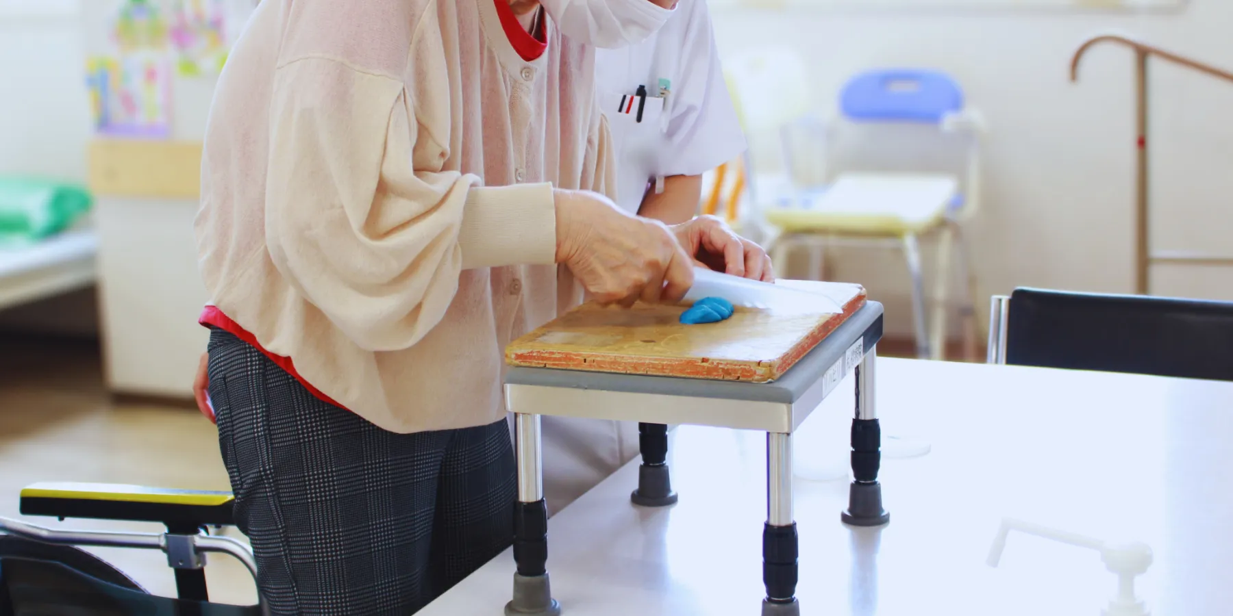 生活に根差したリハビリテーションの様子