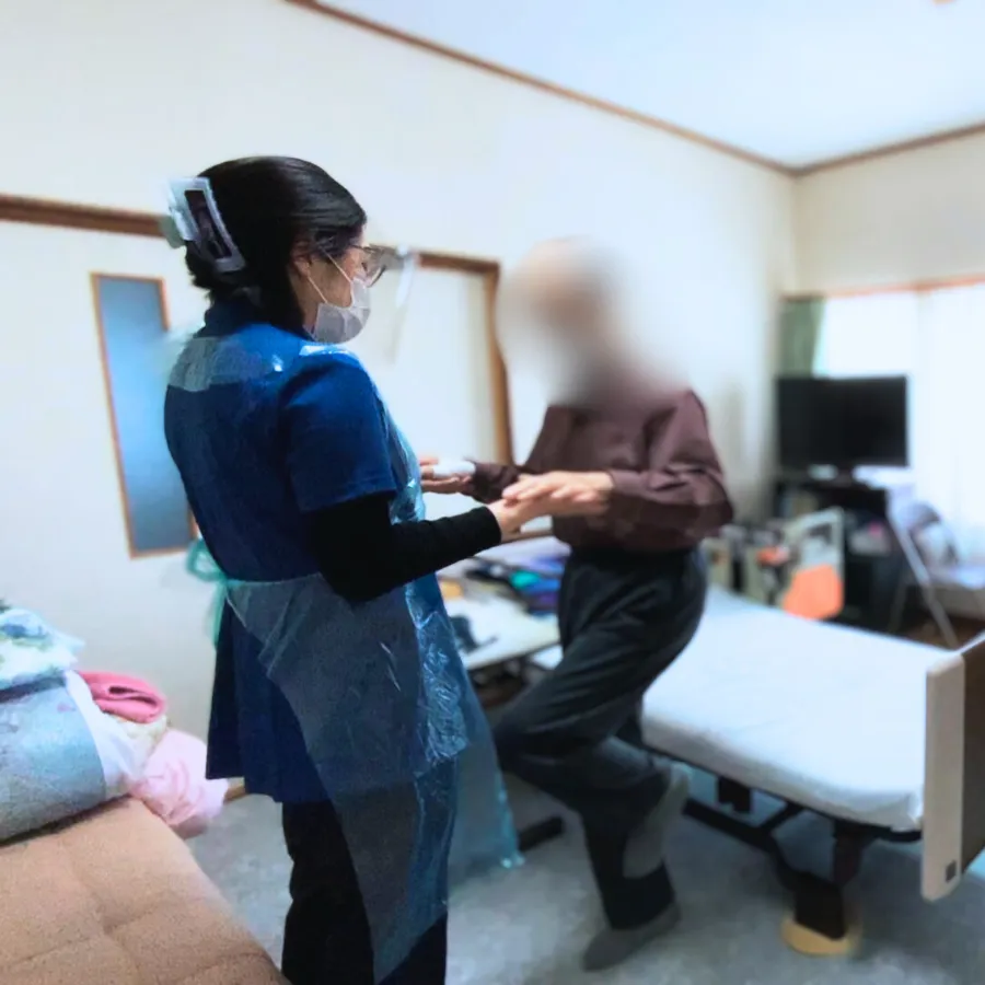 訪問リハビリテーションの様子